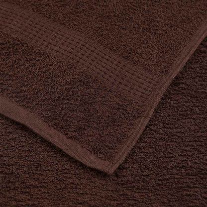 Washandjes FROGN 10 st 30x30 cm 360 g/m² bruin