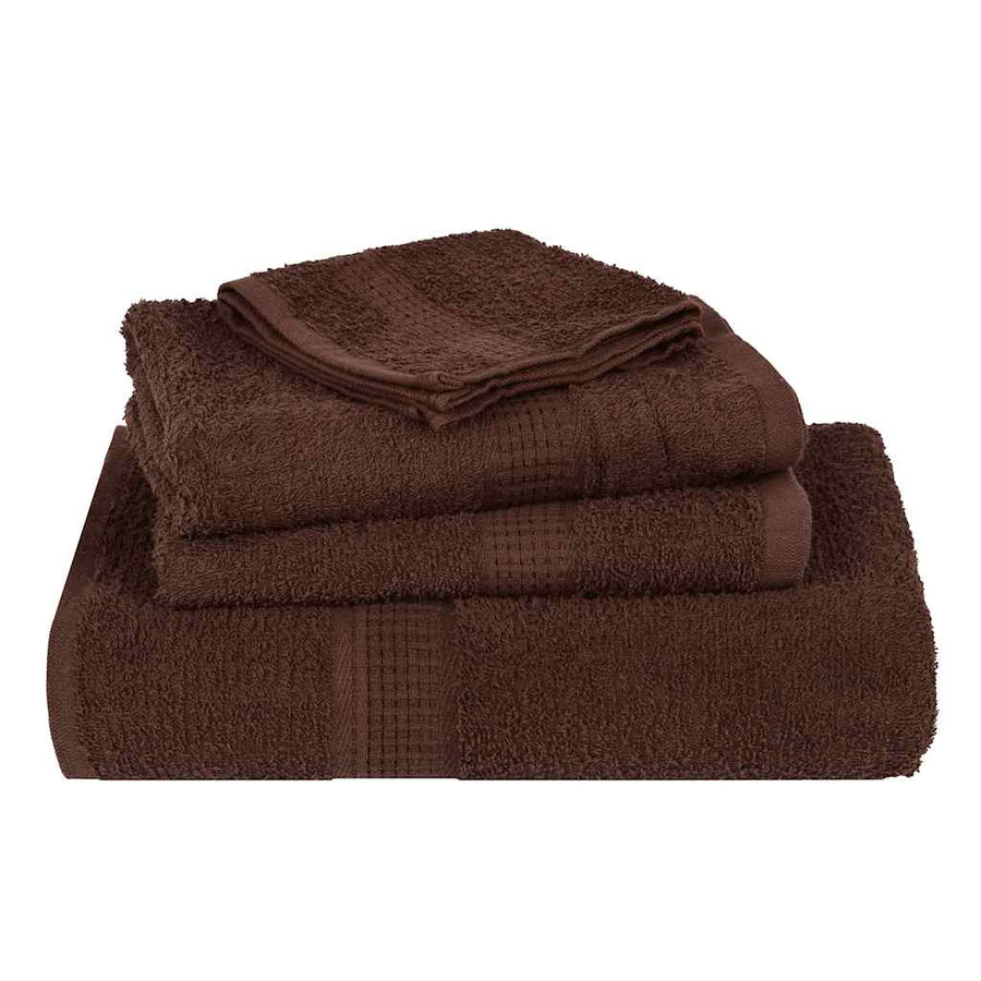 Gastendoekjes 2 st 30x50 cm 360 g/m² 100% katoen bruin
