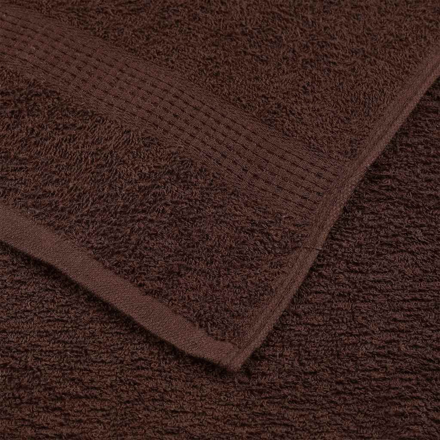 Gastendoekjes 2 st 30x50 cm 360 g/m² 100% katoen bruin