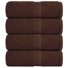 Gastendoekjes 4 st 30x50 cm 360 g/m² 100% katoen bruin