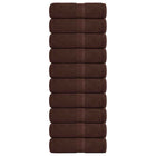 Gastendoekjes 10 st 30x50 cm bruin 360 g/m²
