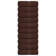 Gastendoekjes 10 st 30x50 cm bruin 360 g/m²
