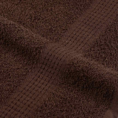 Handdoeken FROGN 10 st 50x100 cm 360 g/m² bruin