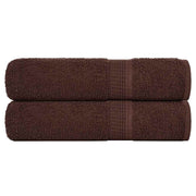 Shower towels FROGN 2 pcs 70x140 cm 360 g/m² brown