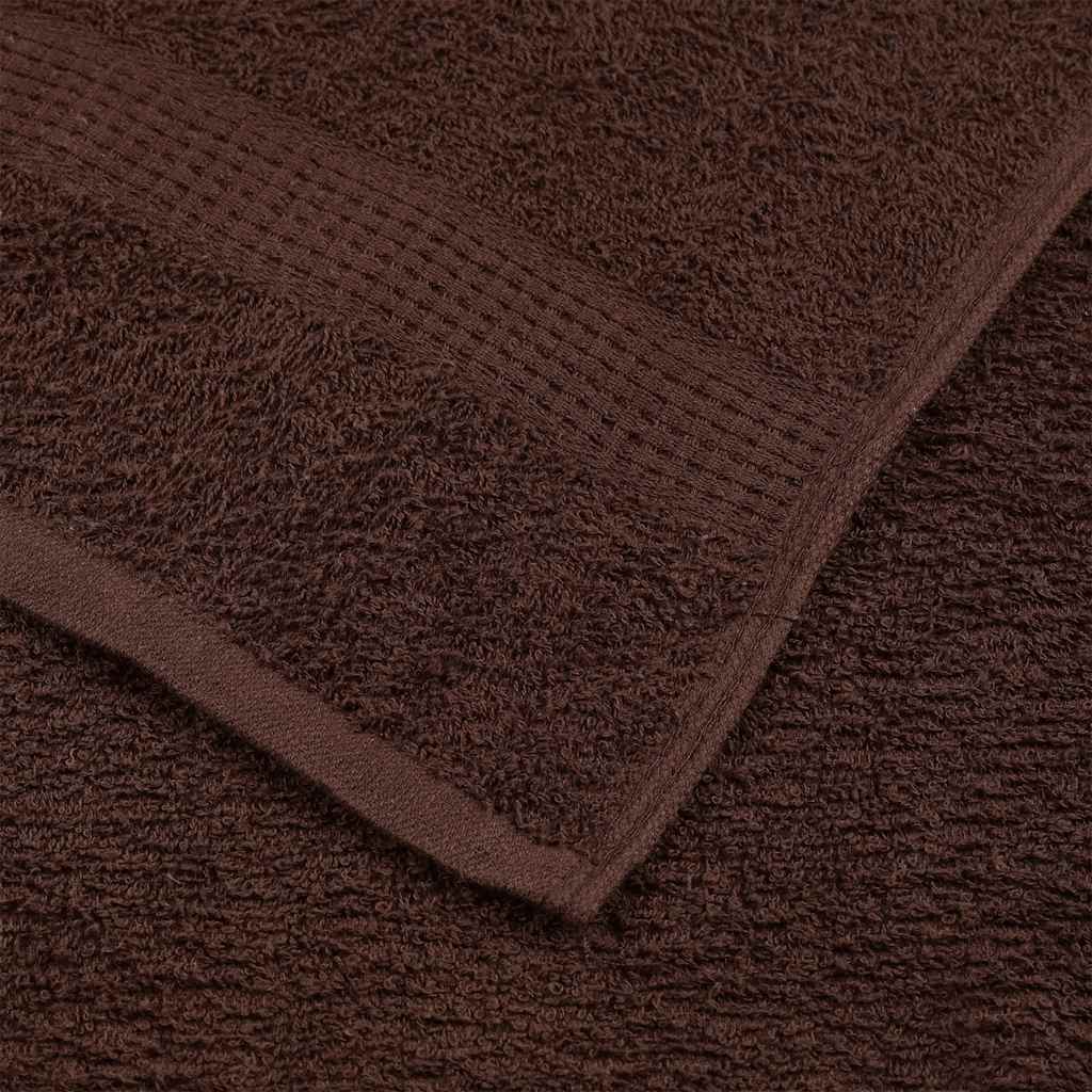 Douchehanddoeken FROGN 4 st 70x140 cm 360 g/m² bruin