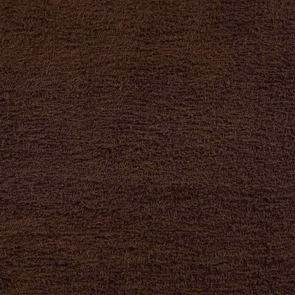 Douchehanddoeken FROGN 10 st 70x140 cm 360 g/m² bruin