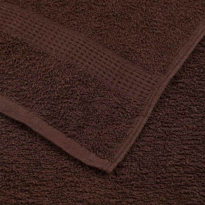 Douchehanddoeken FROGN 10 st 70x140 cm 360 g/m² bruin