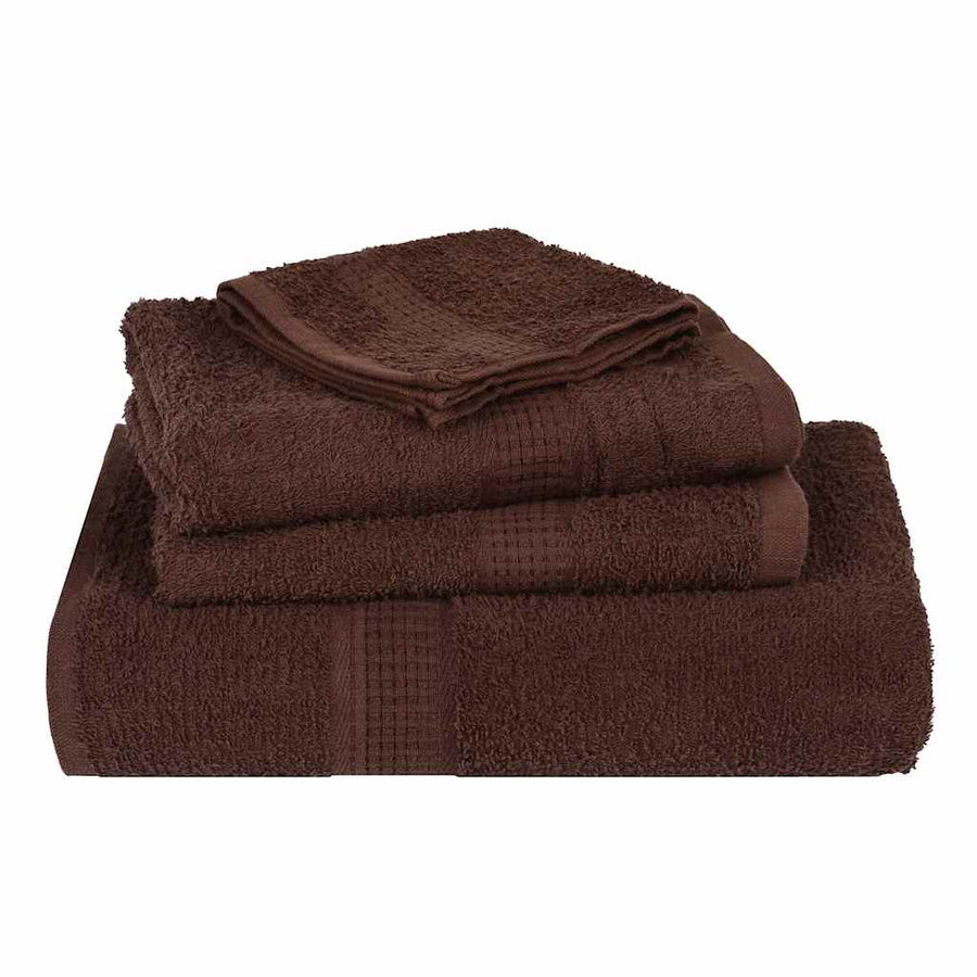 Badhanddoeken 4 st 100x150 cm 360 g/m² 100% katoen bruin