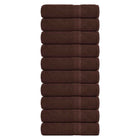 Bath towels FROGN 10 pcs 100x150 cm 360 gsm brown