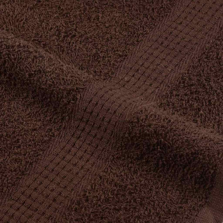 Saunahanddoeken 10 st 80x200 cm 360 g/m² 100% katoen bruin