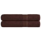 FROGN Towels 2 pcs 100x200 cm 360 g/m² brown