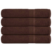 Towels FROGN 4 pcs 100x200 cm 360 gsm brown