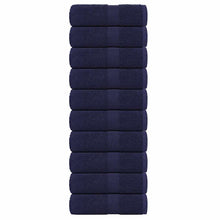 Zeepdoekjes 10 st 30x30 cm 360 g/m² 100% katoen marineblauw