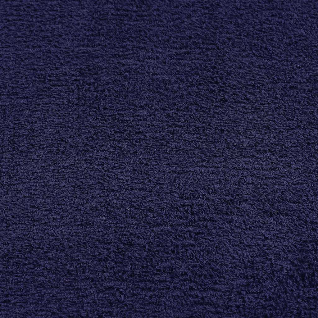 Zeepdoekjes 10 st 30x30 cm 360 g/m² 100% katoen marineblauw