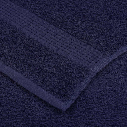 Zeepdoekjes 10 st 30x30 cm 360 g/m² 100% katoen marineblauw