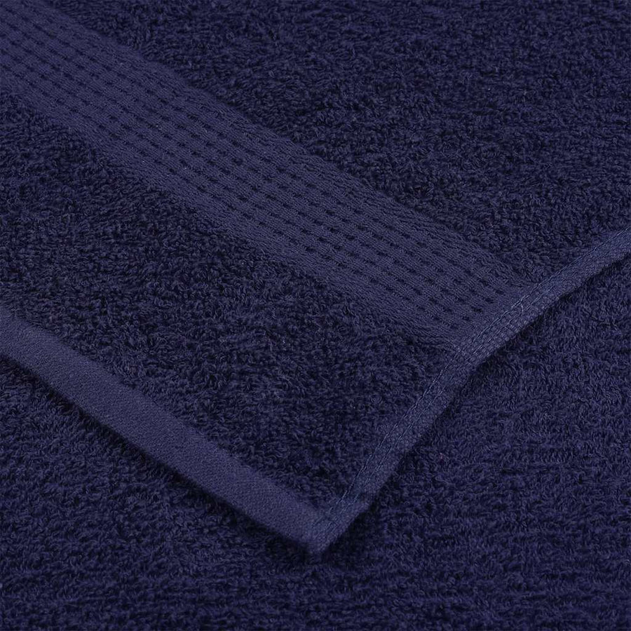 Zeepdoekjes 10 st 30x30 cm 360 g/m² 100% katoen marineblauw