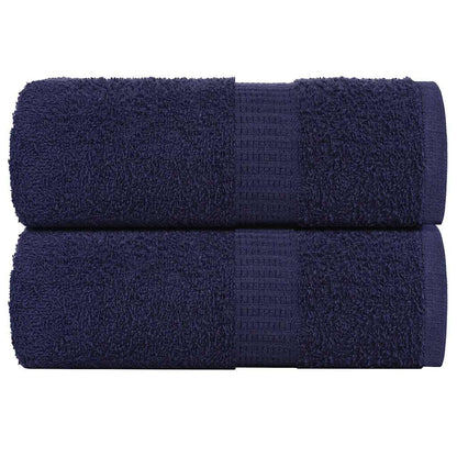 Gastendoekjes 2 st 30x50 cm 360 g/m² 100% katoen marineblauw