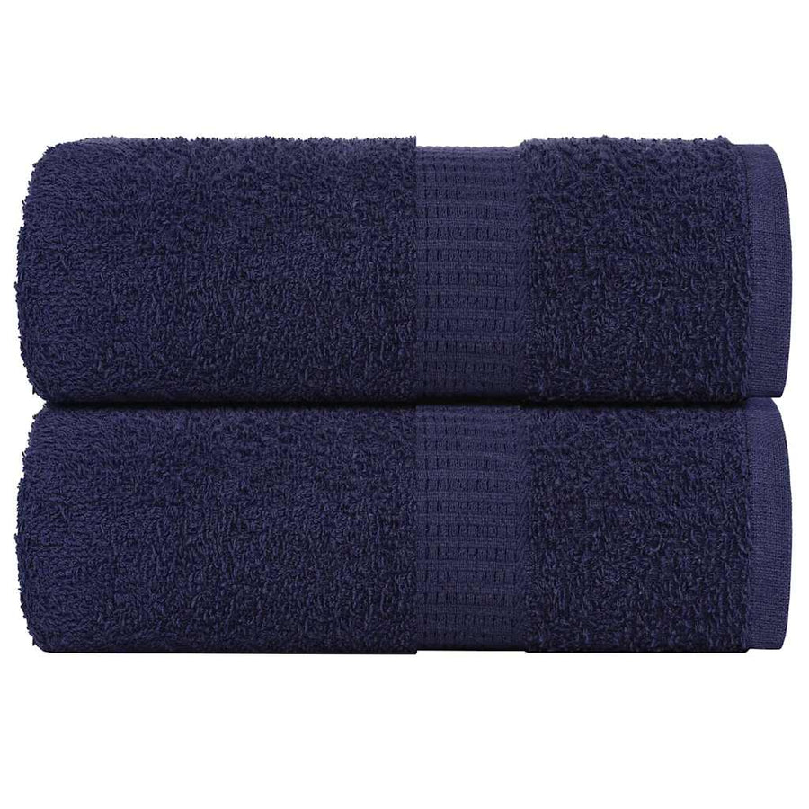 Gastendoekjes 2 st 30x50 cm 360 g/m² 100% katoen marineblauw