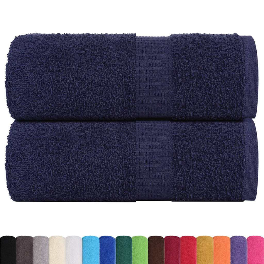 Gastendoekjes 2 st 30x50 cm 360 g/m² 100% katoen marineblauw