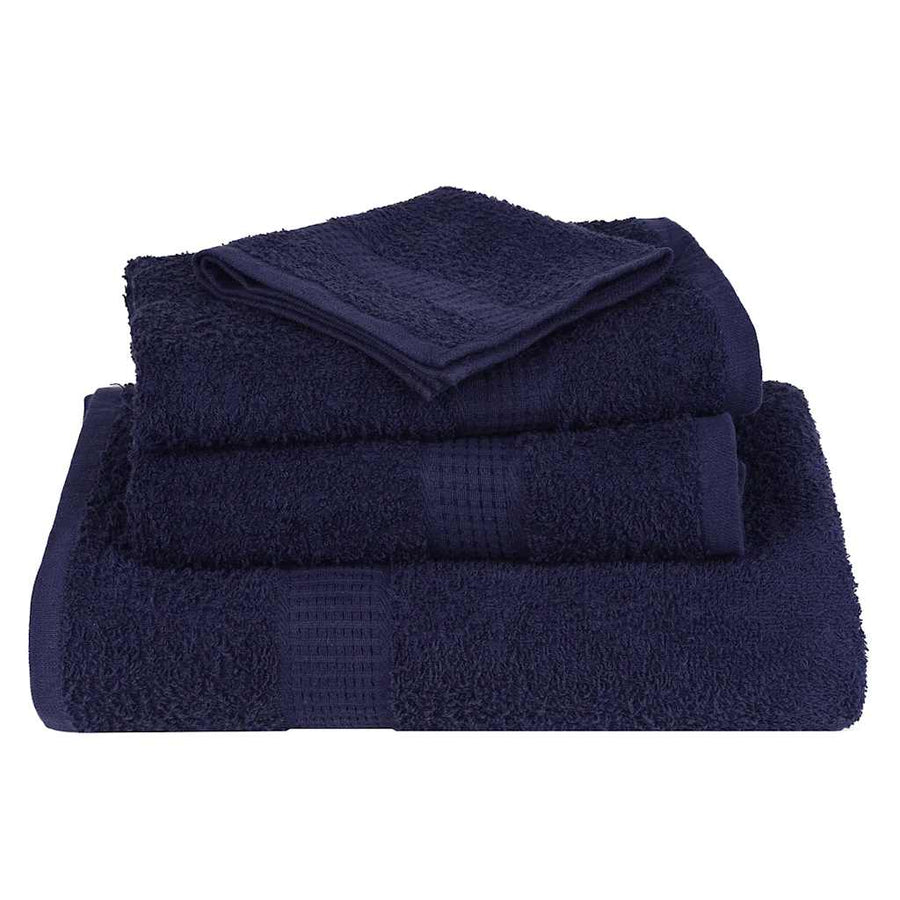 Gastendoekjes 4 st 30x50 cm 360 g/m² 100% katoen marineblauw