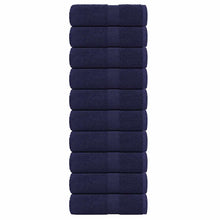 Gastendoekjes 10 st 30x50 cm 360 g/m² 100% katoen marineblauw