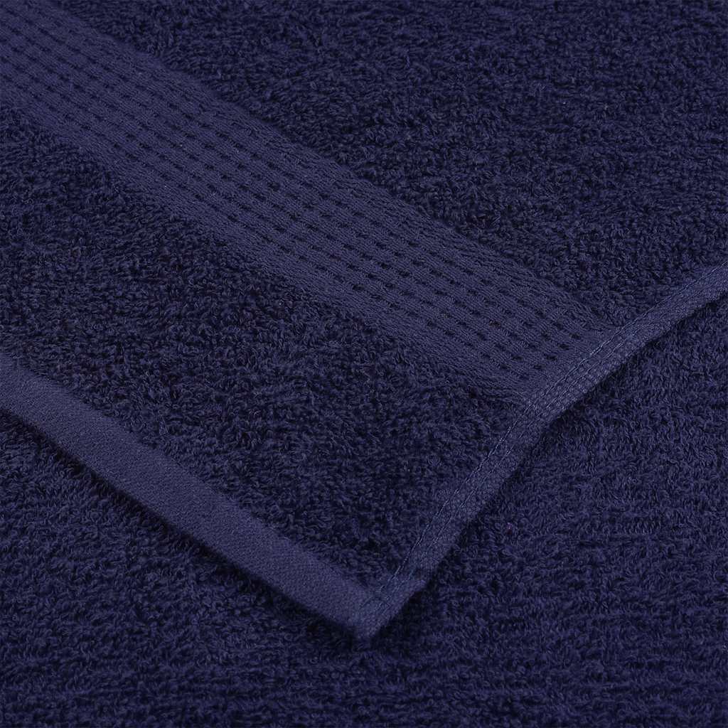 Handdoeken 2 st 50x100 cm 360 g/m² 100% katoen marineblauw