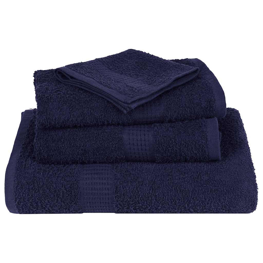 Handdoeken 4 st 50x100 cm 360 g/m² 100% katoen marineblauw