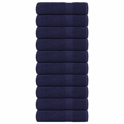 Handdoeken FROGN 10 st 50x100 cm 360 g/m² marineblauw