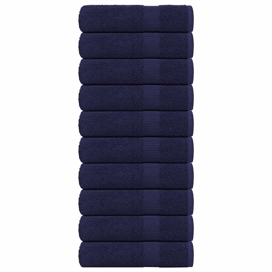 Handdoeken FROGN 10 st 50x100 cm 360 g/m² marineblauw