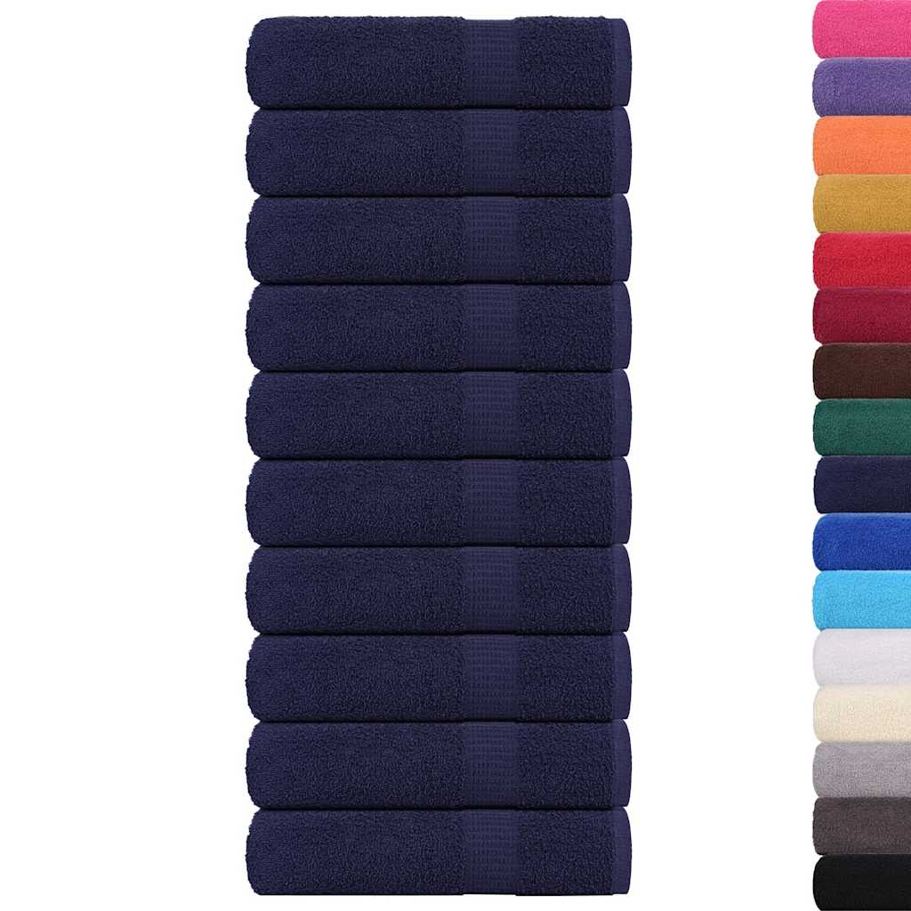 Handdoeken FROGN 10 st 50x100 cm 360 g/m² marineblauw