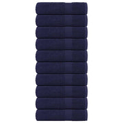 Douchehanddoeken 70x140 cm marineblauw 10 stuks