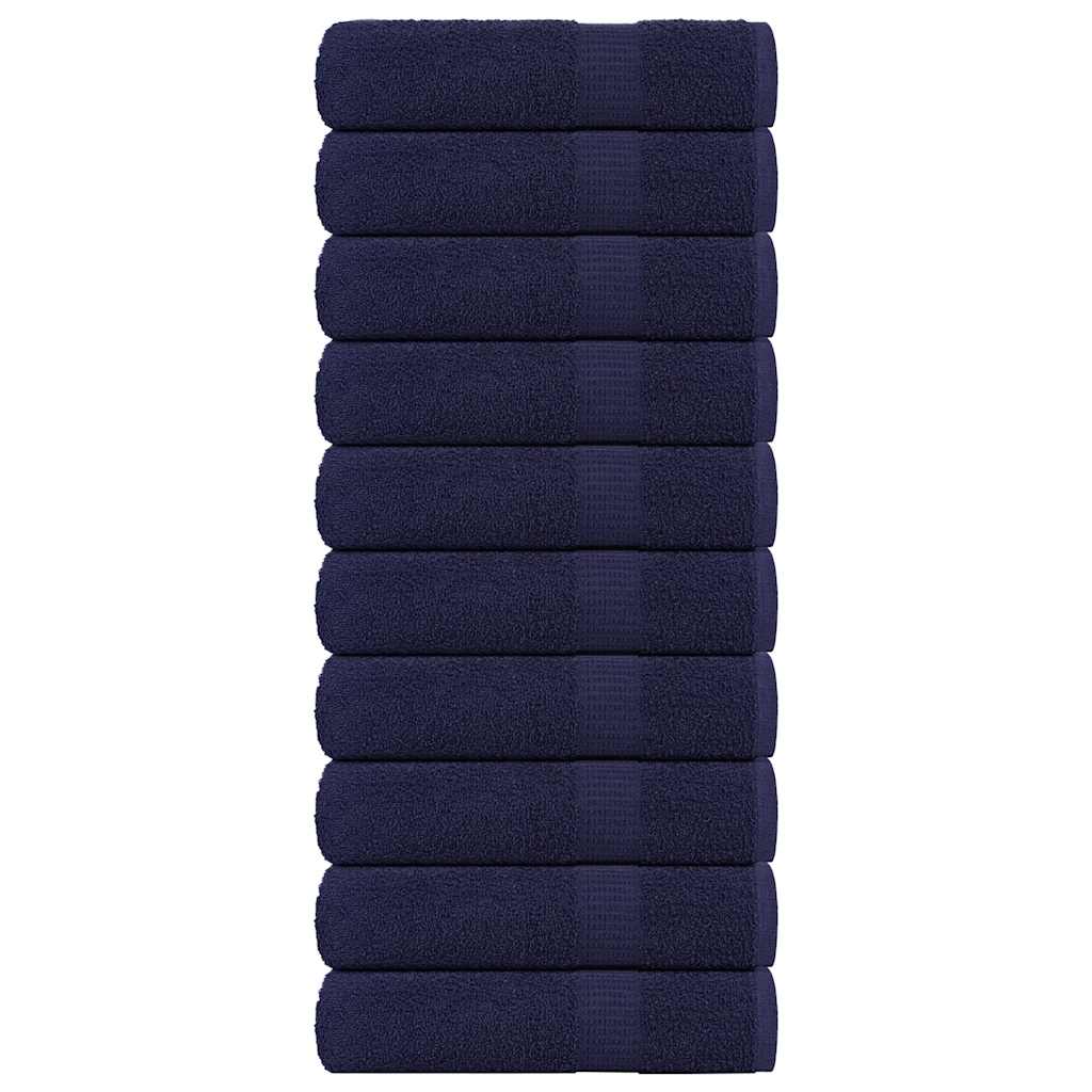 Douchehanddoeken FROGN 10 st 70x140 cm 360 g/m² marineblauw