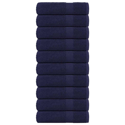 Douchehanddoeken FROGN 10 st 70x140 cm 360 g/m² marineblauw