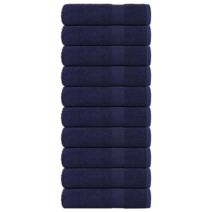 Douchehanddoeken FROGN 10 st 70x140 cm 360 g/m² marineblauw