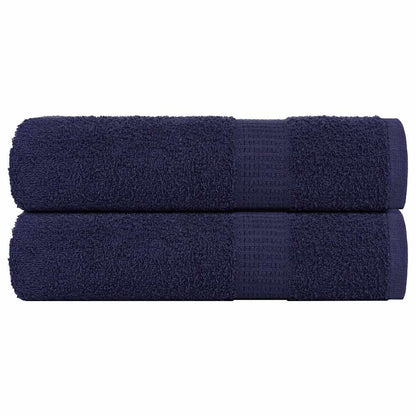 Badhanddoeken 2 st 100x150 cm 360 g/m² 100% katoen marineblauw