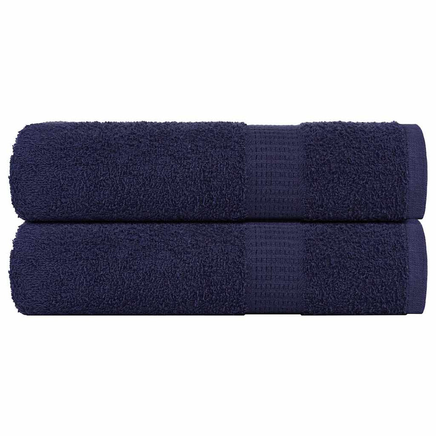 Badhanddoeken 2 st 100x150 cm 360 g/m² 100% katoen marineblauw