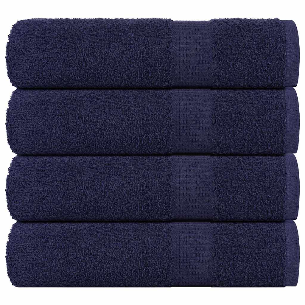 Badhanddoeken 4 st 100x150 cm 360 g/m² 100% katoen marineblauw