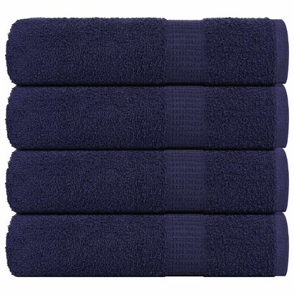 Badhanddoeken 4 st 100x150 cm 360 g/m² 100% katoen marineblauw