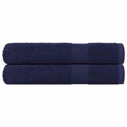 Sauna towels FROGN 2 pcs 80x200 cm 360 gsm navy blue
