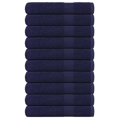 Saunahanddoeken FROGN 10 st 80x200 cm 360 g/m² marineblauw