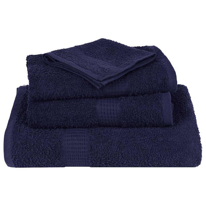 Saunahanddoeken FROGN 10 st 80x200 cm 360 g/m² marineblauw