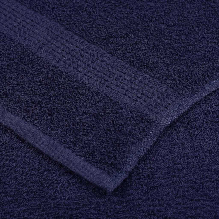 Saunahanddoeken FROGN 10 st 80x200 cm 360 g/m² marineblauw