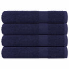 Handdoeken FROGN 4 st 100x200 cm marineblauw