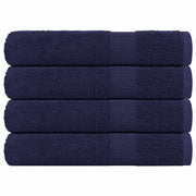 Handdoeken FROGN 4 st 100x200 cm marineblauw