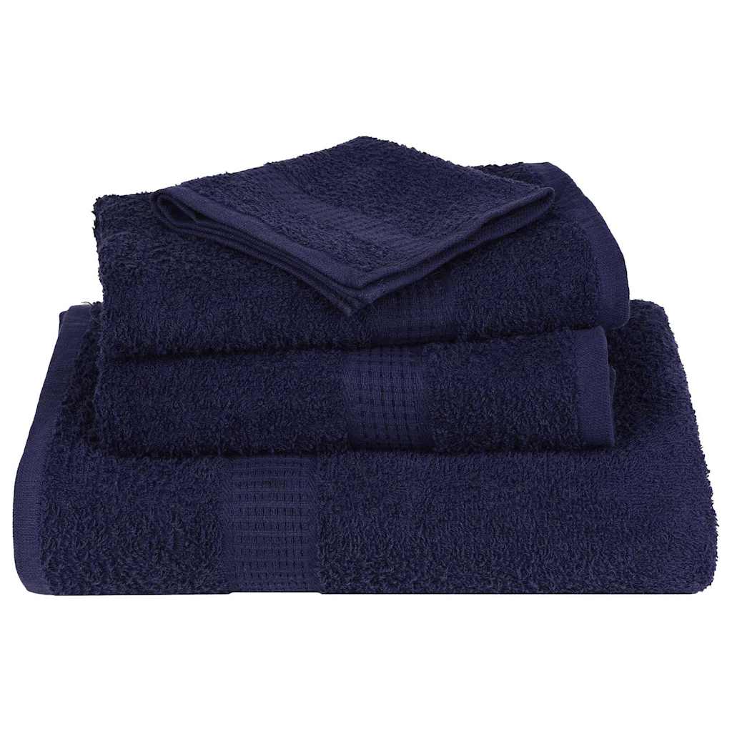 Handdoeken FROGN 4 st 100x200 cm 360 g/m² marineblauw