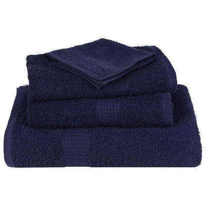 Handdoeken FROGN 4 st 100x200 cm 360 g/m² marineblauw
