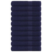 Handdoeken 100x200 cm marineblauw 10 stuks
