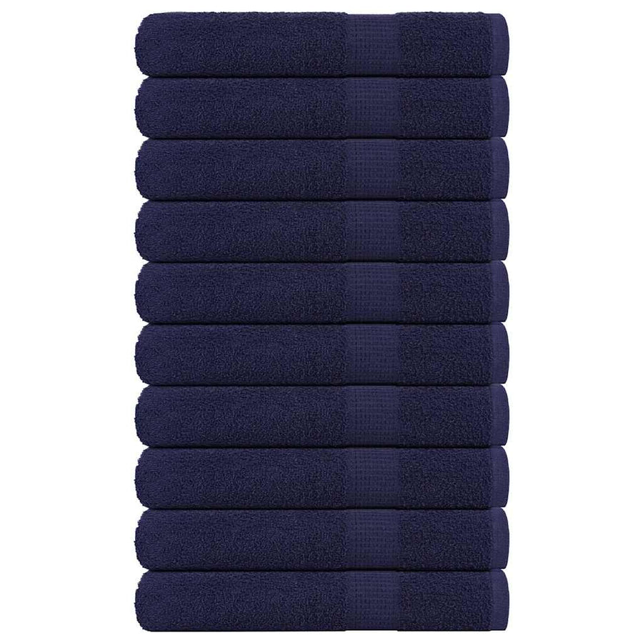 Handdoeken FROGN 10 st 100x200 cm 360 g/m² marineblauw