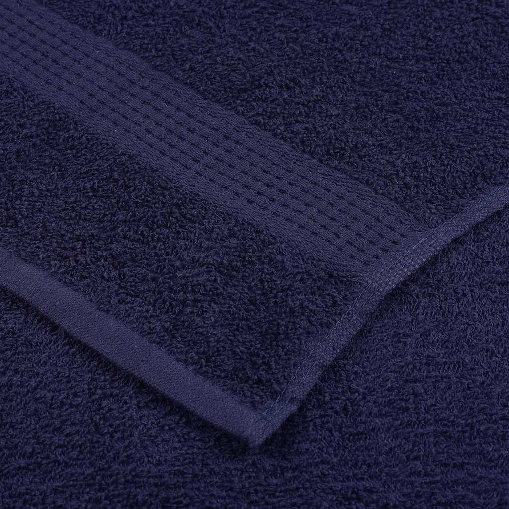 Handdoeken FROGN 10 st 100x200 cm 360 g/m² marineblauw