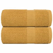 Washandjes 30x30 cm goud 2 stuks
